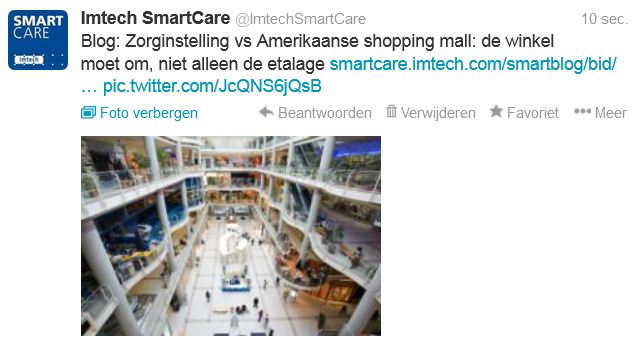 Twitter shopping mall